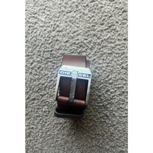 Diesel Men’s Leather Belt Brown 100% Cowhide Made in Romania Size 100/40